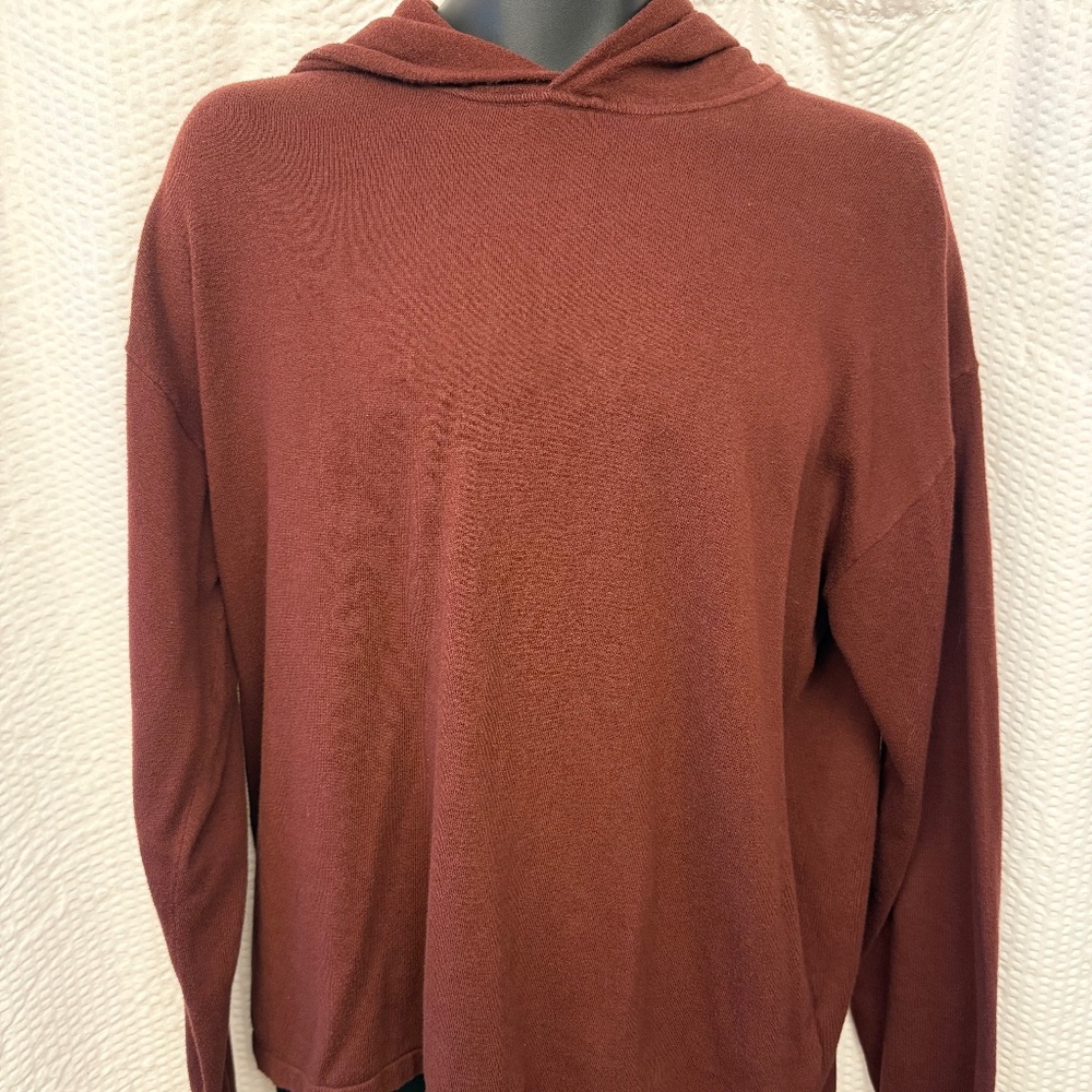 Men's Banana Republic Red Hooded Long Sleeve